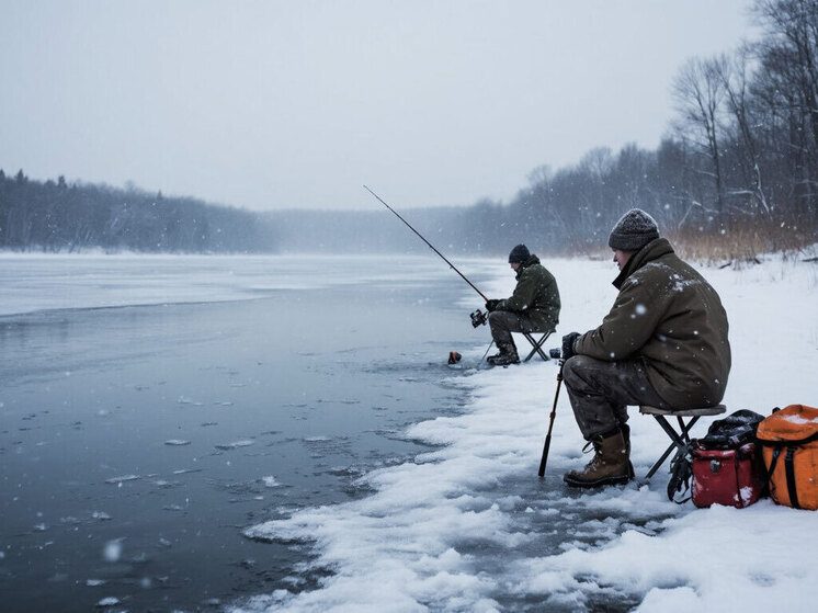 МЧС напоминает новосибирцам о правилах безопасности для зимней рыбалки