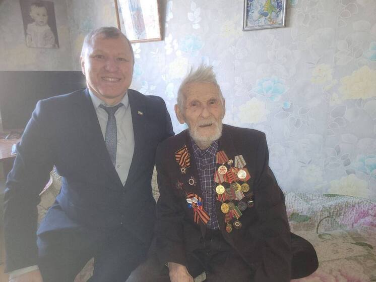 Участник ВОВ из Читы отметил свой 101-летний день рождения