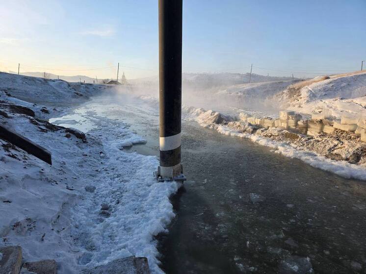 Дороги в селе Большая Тура затопило из-за разлива ручья