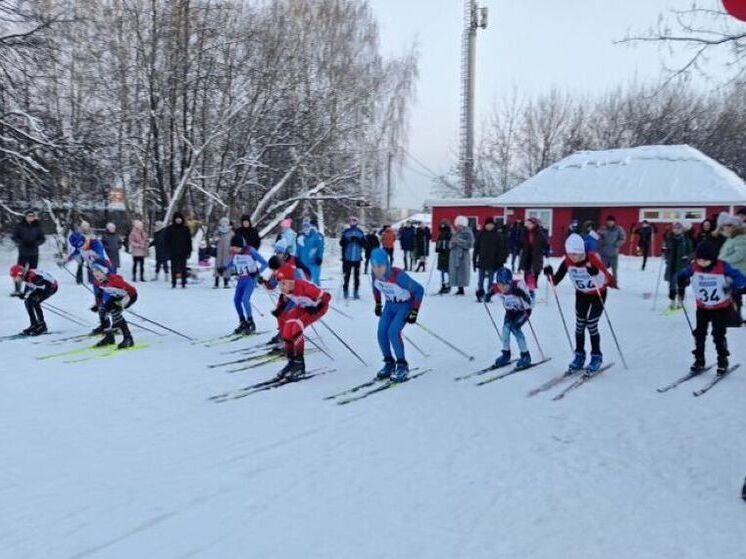 Уфимцы провели рождественскую гонку в парке Баланово