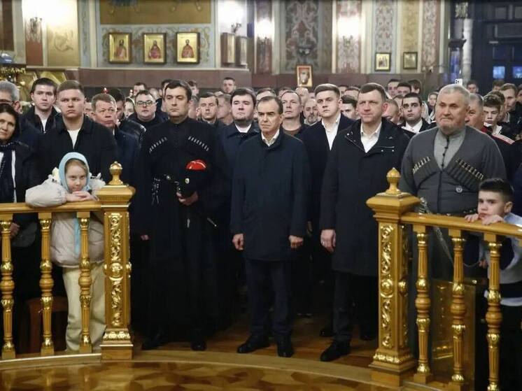 Глава Кубани Вениамин Кондратьев поздравил кубанцев с Рождеством