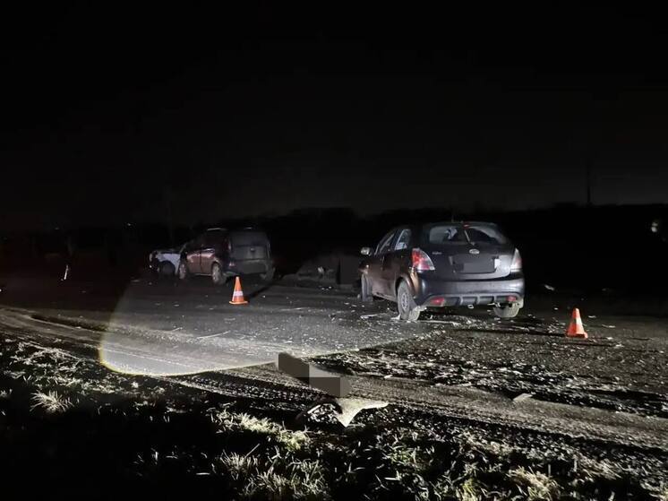 В Кочубеевском округе Ставрополья столкнулись «Приора» и две иномарки