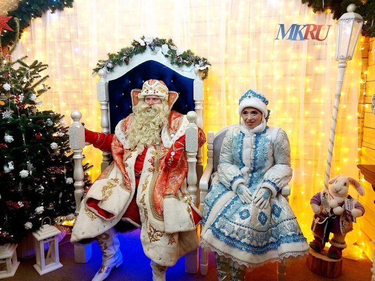 Калужского Деда Мороза посетили гости из 21-го региона России