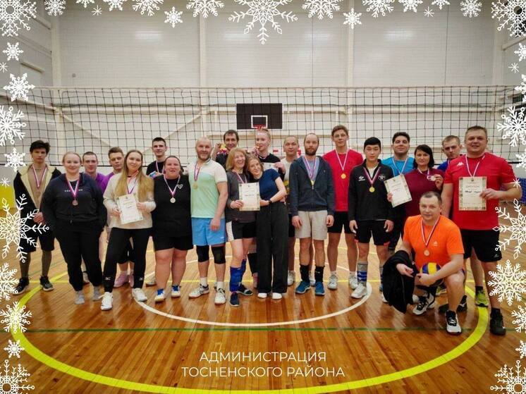В Тосно прошел Рождественский турнир по волейболу