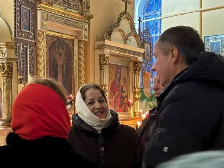 Вячеслав Гладков в день Рождества Христова посетил Грайворонский округ