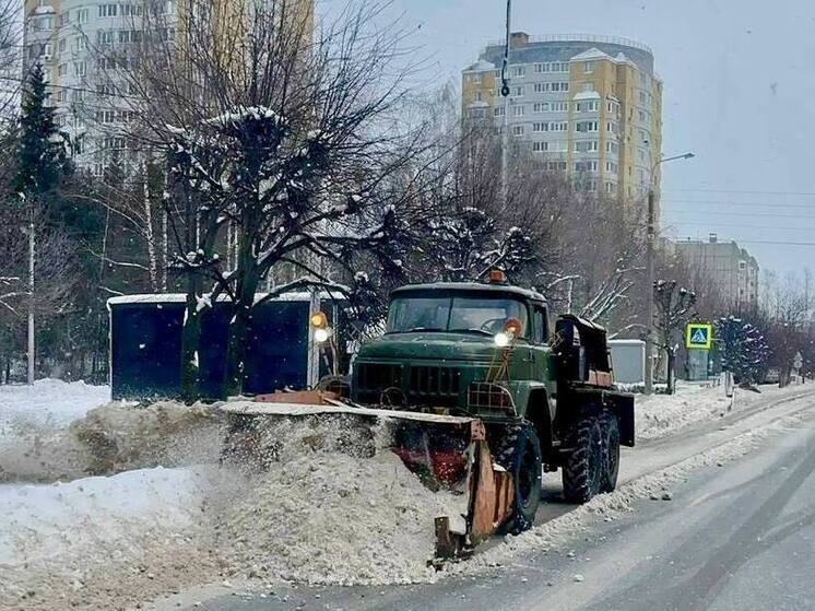 Работы по уборке снега в Чебоксарах ведутся в усиленном, круглосуточном режиме