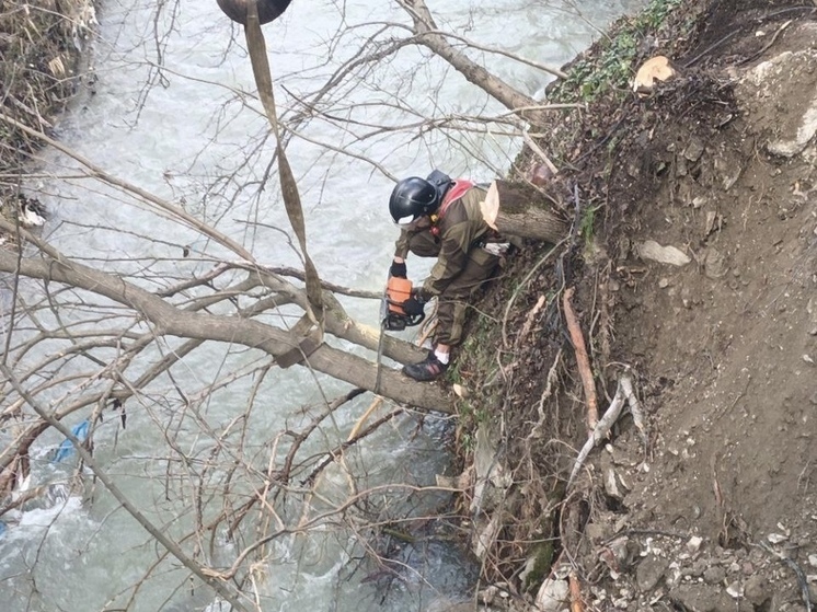 Спасатели Новороссийска расчистили реки Цемес и Озерейка