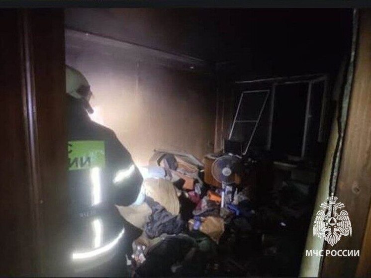 На тушение возгорания в Алексине выезжали 10 пожарных