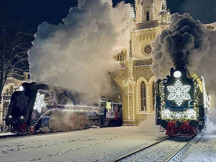 Транспортная полиция Петербурга проследила за порядком в поезде Деда Мороза