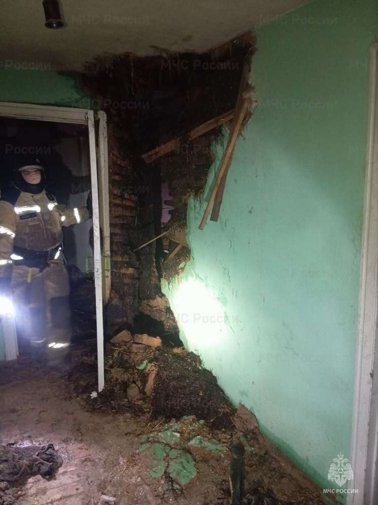 В Херсонской области потушили пожар в жилом доме в Скадовске