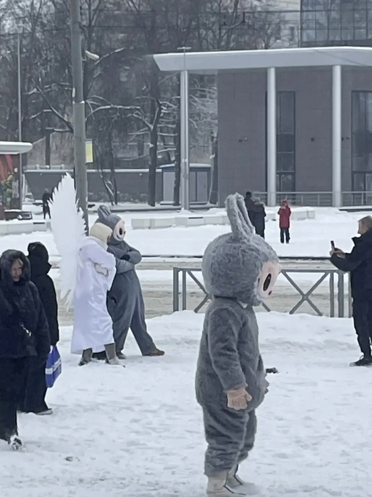 Ярославский цирк отрицает свою причастность к ростовым куклам и лошадкам у входа