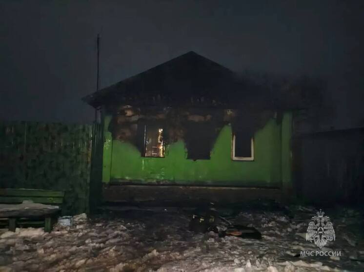 В Курской области пожарный извещатель помог спасти многодетную семью