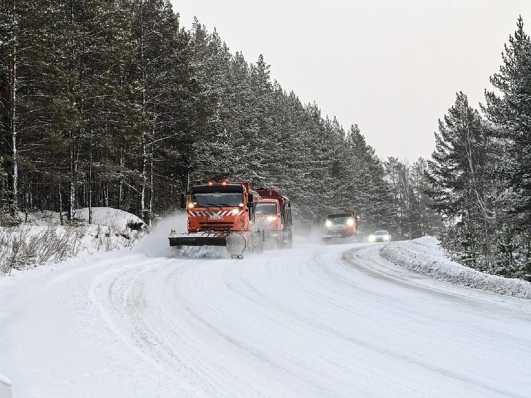 Свыше 240 единиц техники борются со снегом на свердловских трассах