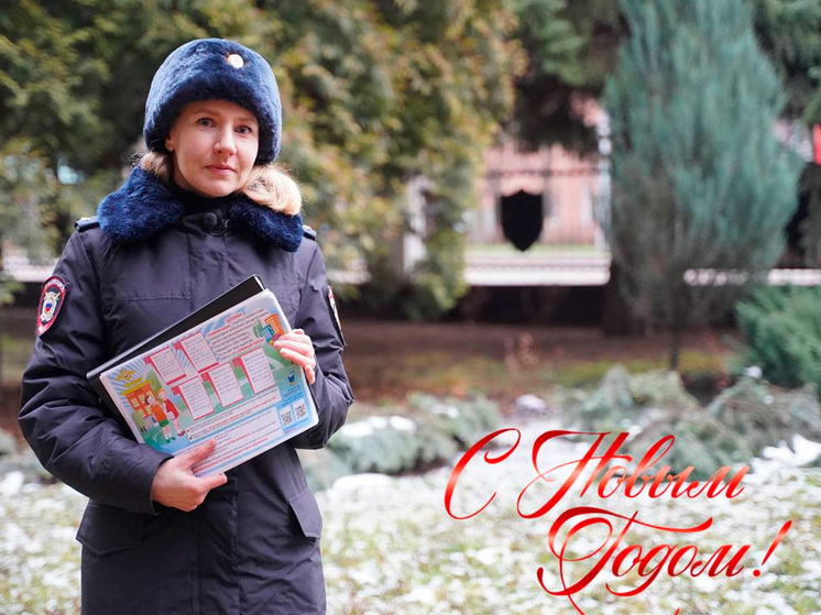 Липецкая полиция напоминает о правилах безопасности в период зимних праздников