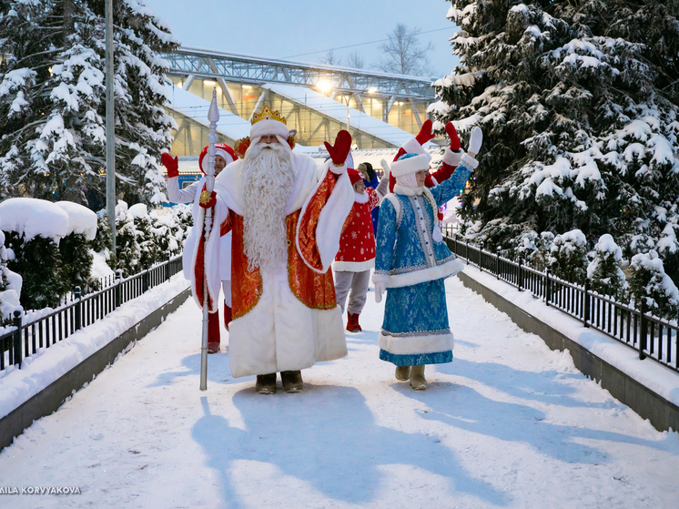 Дед Мороз уехал – праздник остался в большом фоторепортаже МК в Карелии
