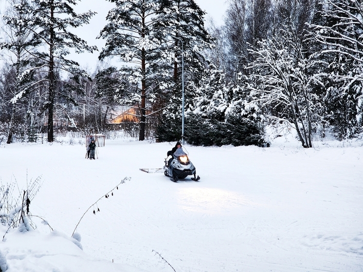 В Серпухове работает освещённая лыжная трасса