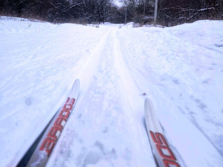 В Энгельсе обустроили лыжную трассу