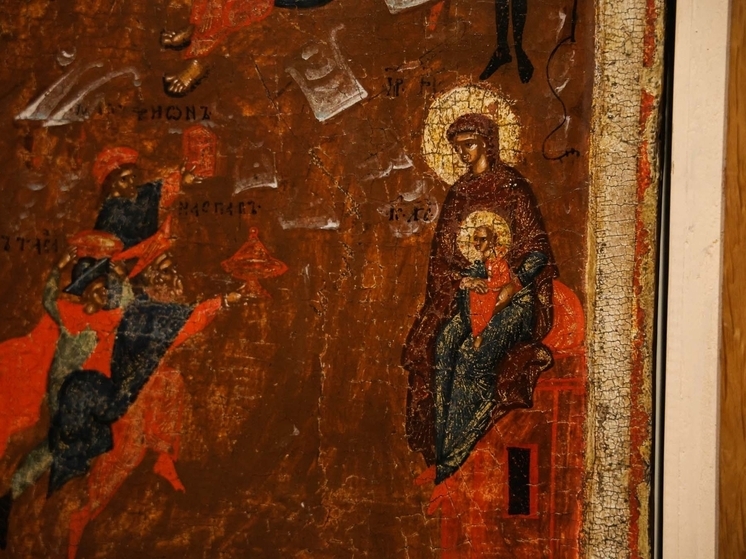 Псковичам рассказали про икону «Рождество Христово» из Опочки