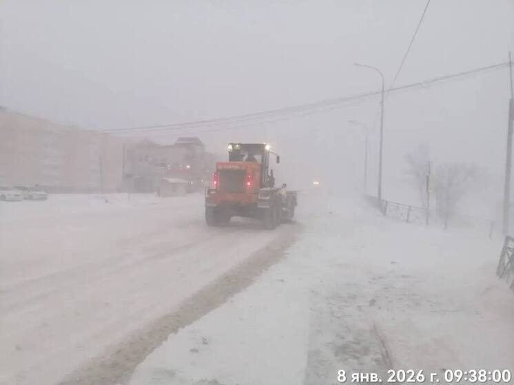 Из-за метели на севере Сахалина перекрыли участок трассы «Южно-Сахалинск — Оха»