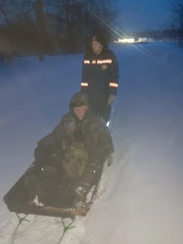 Новосибирских пенсионеров спасли из снежного плена на даче