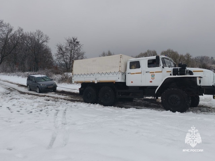Орловские спасатели несколько раз выезжали на помощь жителям из-за непогоды