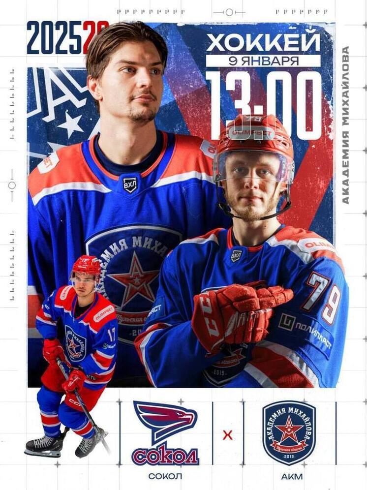 Тульская команда АКМ отправляется на решающие матчи в Красноярск