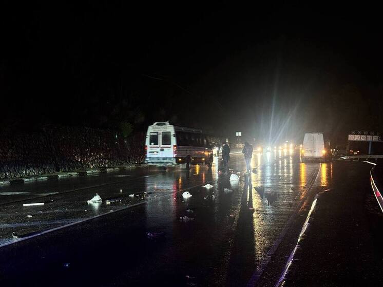 Вблизи Ялты фургон насмерть сбил пенсионерку