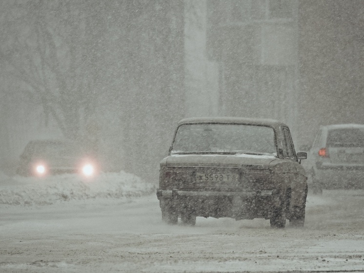 В Тульской области опасные погодные условия: гололёд, метель и сильный ветер