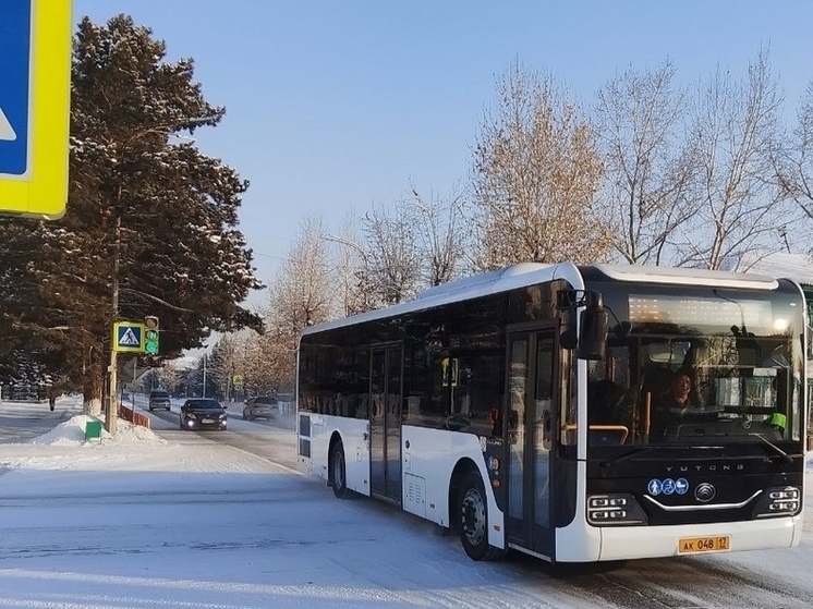 В столице Тувы число поездок на автобусах пригородных маршрутов выросло на 6%