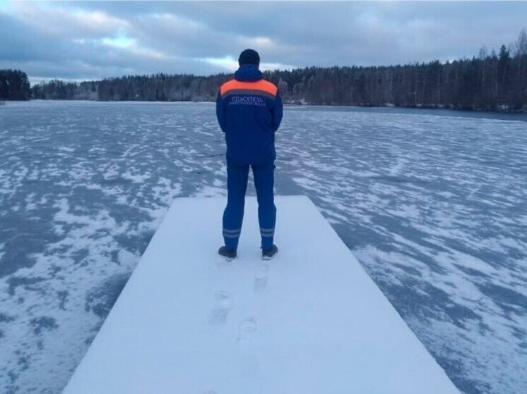 Спасатели предупредили: сейчас на водоемах Ленобласти опасный лед