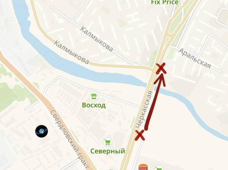 В Челябинске временно перекроют движение по мосту для уборки снега