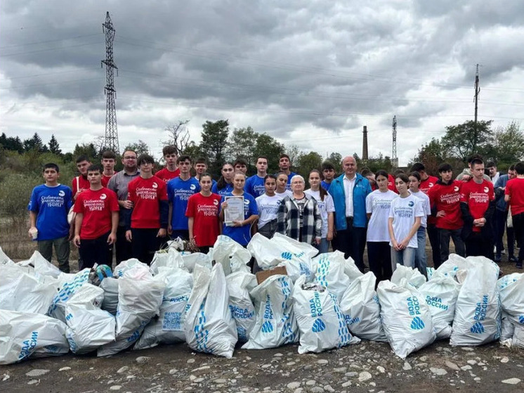 Сергея Меняйло: 120 км берега и 80 водных объектов очищены от мусора в Северной Осетии