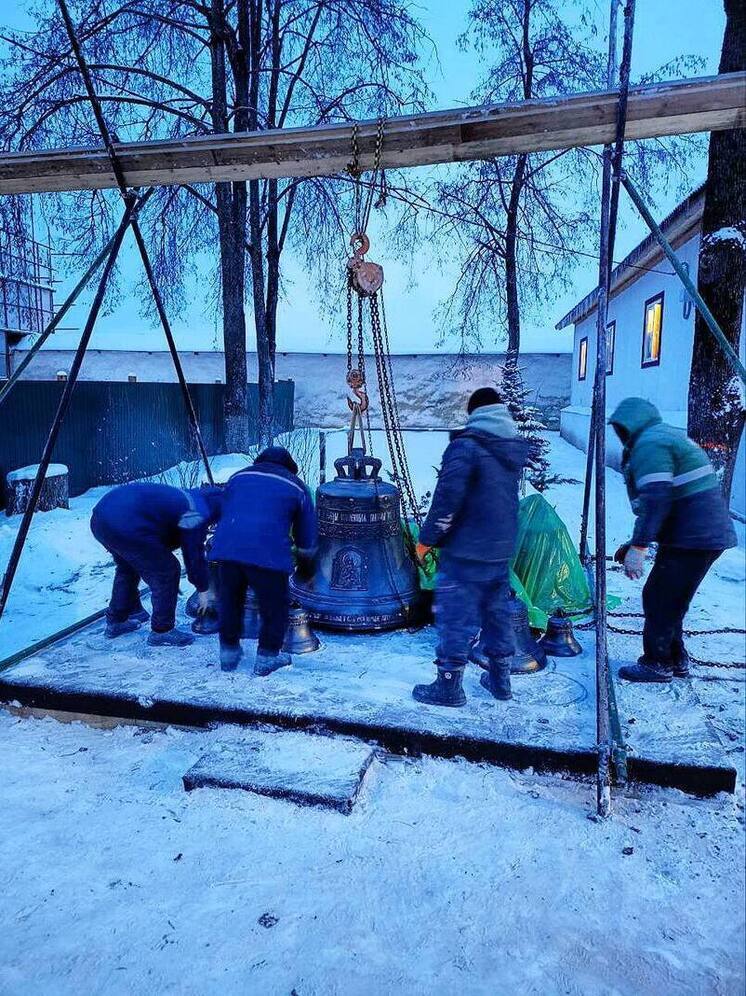 Возвращение голоса: Стефановская церковь Мирожского монастыря обретает новые колокола