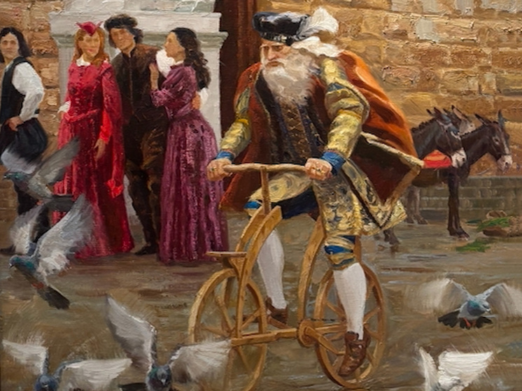 Персональная выставка Олега Путнина «Лавандовое море» проходит в стенах РАХ