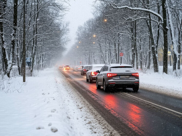 Из-за интенсивного снегопада в Костромской области вновь введены ограничения на дорогах