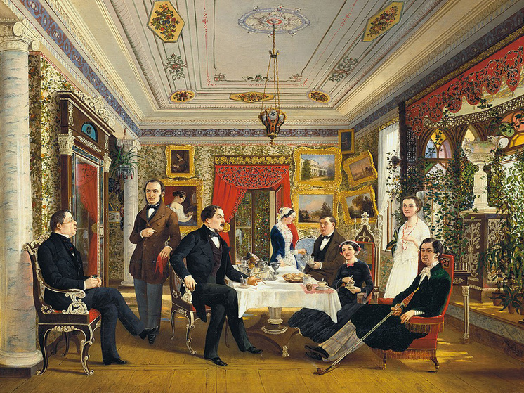 Одной из давних рождественских традиций стало приглашение гостей на банкет-чай