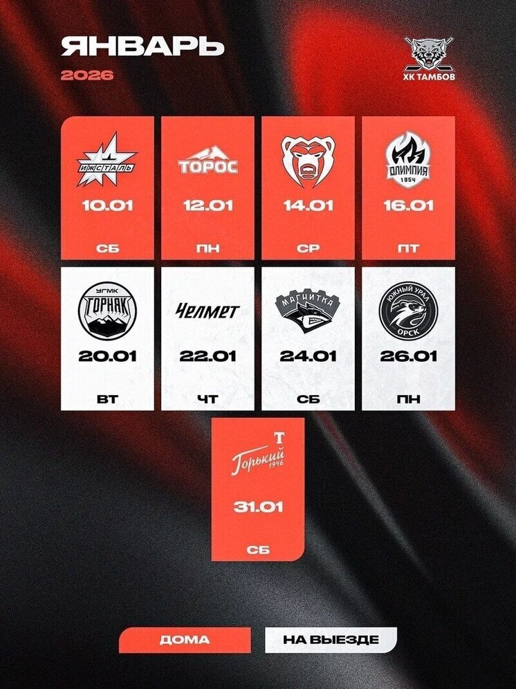 Двойной удар «Волков»: тамбовские баскетболисты и хоккеисты открывают домашнюю серию в январе