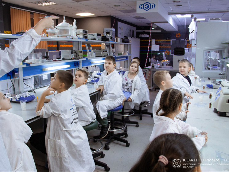 В новогодние праздники более тысяч юных пензенцев посетили "Кванториум НЭЛ"