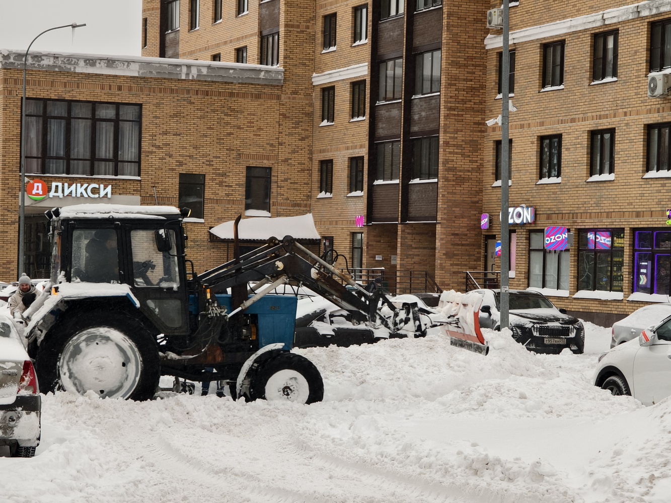 Как Серпухов борется с аномальным снегопадом 