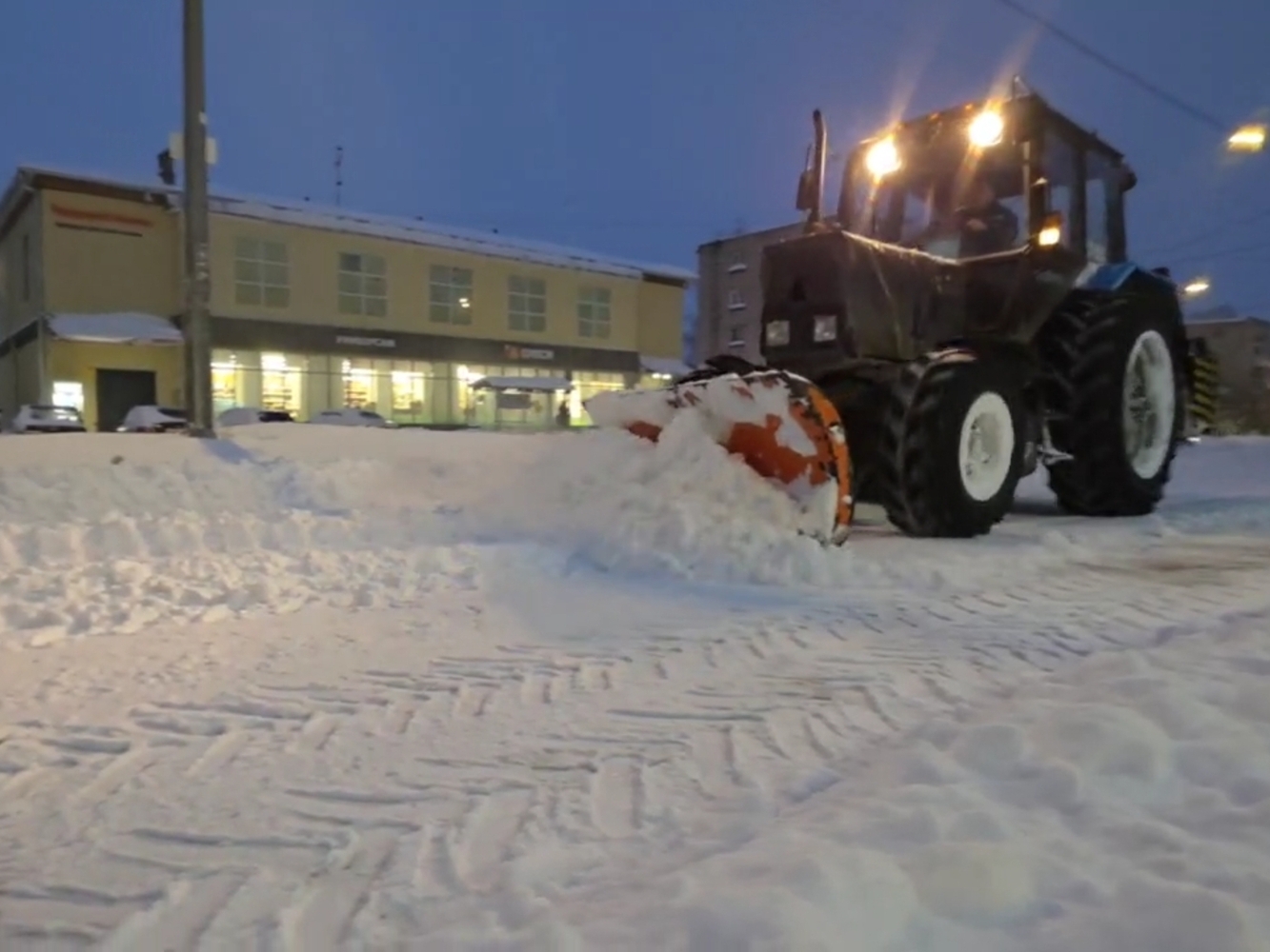 Как Серпухов борется с аномальным снегопадом 
