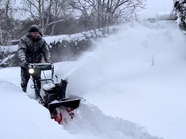 Ещё один калужский министр вооружился снегоуборочной техникой