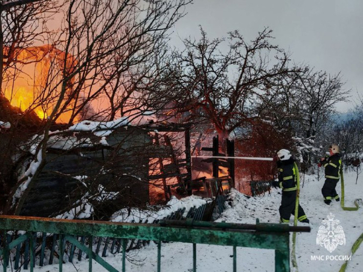 В Туле загорелась дача на площади 20 квадратных метров
