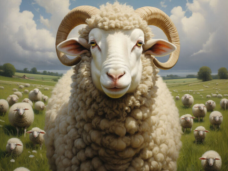 В Баварии стадо овец ворвалось в супермаркет