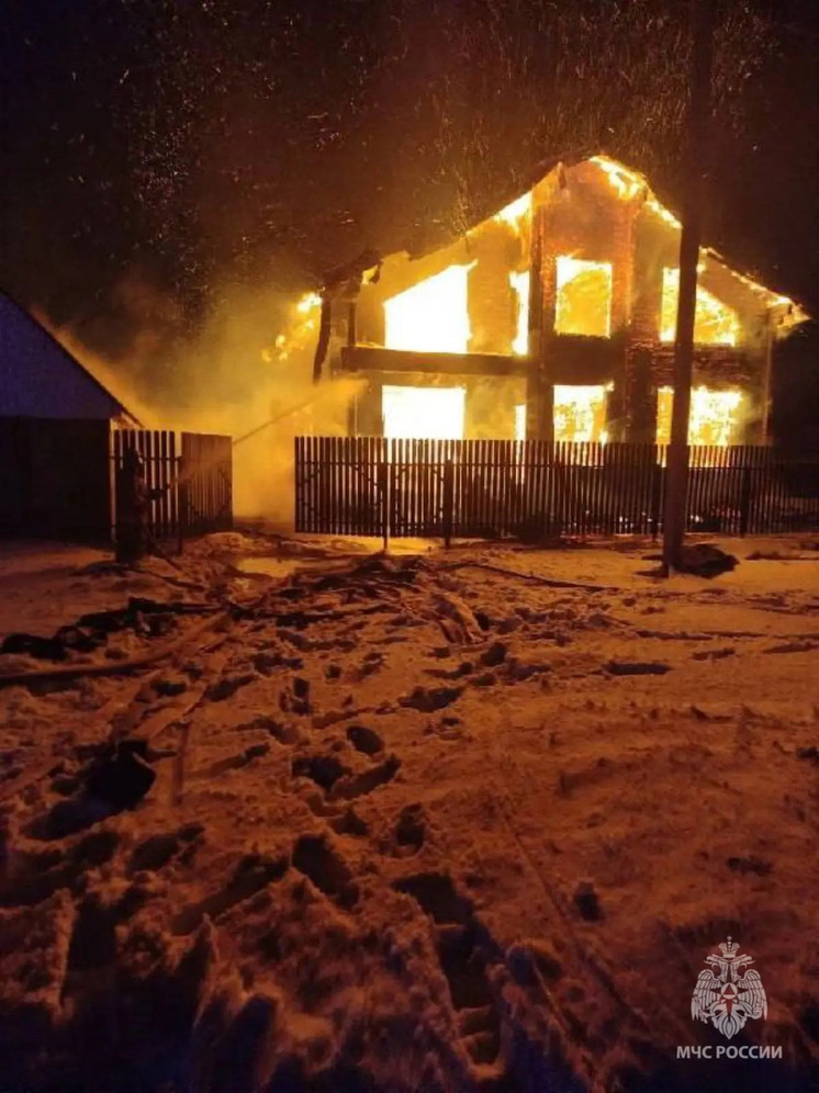 В Туймазинском районе потушили пожар