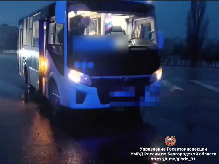 В Белгороде автобус сбил вышедшую на дорогу пенсионерку