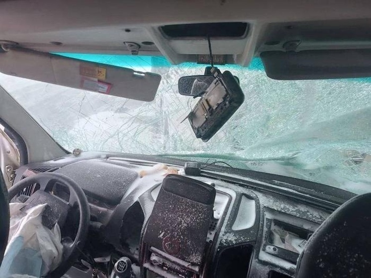 В Ужурском районе в ДТП с микроавтобусом пострадали 11 человек, включая двух подростков