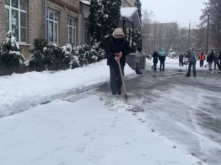 Беспалов принял участие в «снежном субботнике» в Туле