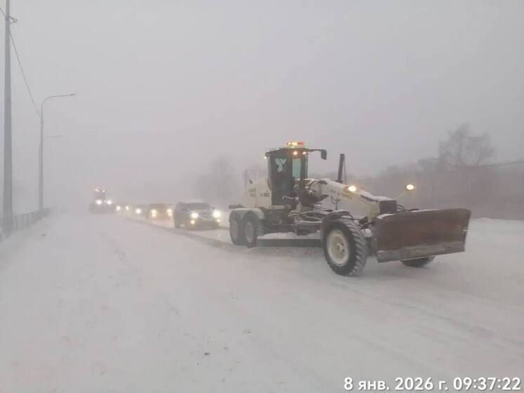Движение 14 междугородних автобусов на Сахалине отменили с полуночи из-за метели