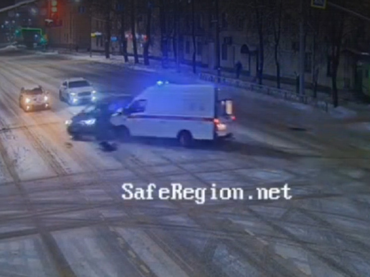В Ярославле в ДТП с невнимательным водителем пострадала «Скорая»