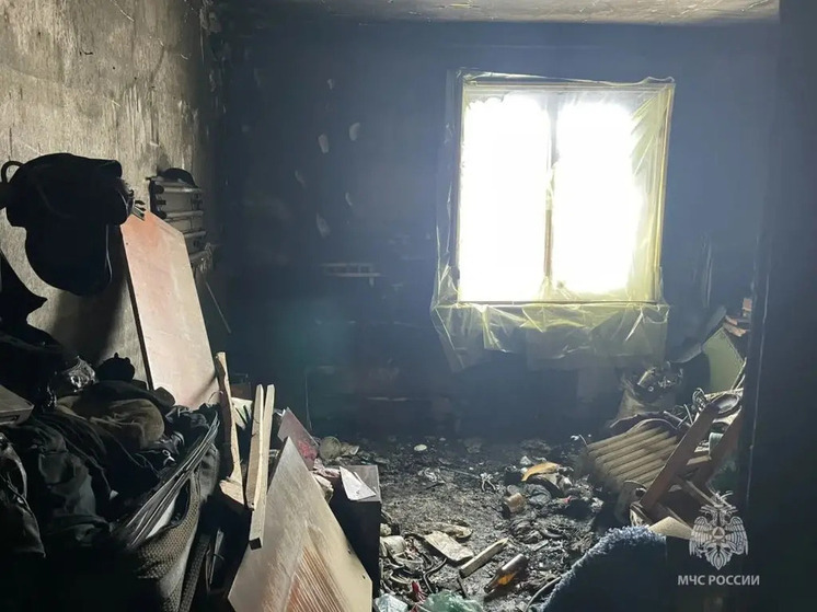 В посёлке Мама при пожаре в жилом доме погиб мужчина